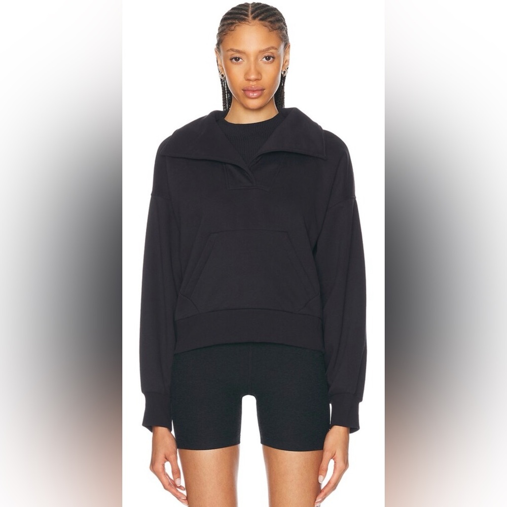Beyond Yoga Street Smart Pullover Black S